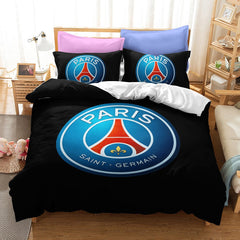 2025 NEW  Paris Saint Germain Football Club Bedding Set Quilt Duvet Covers Bedding Sets Without Filler