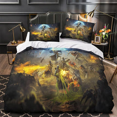 2025 NEW Helldivers 2 Bedding Set Quilt Duvet Covers Bedding Sets