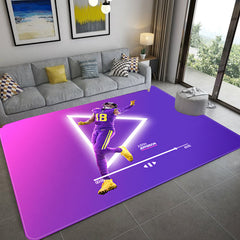 Justin Jefferson Football Rugby Player Rugby Carpet Living Room Bedroom Mats Kitchen Bathroom Rugs