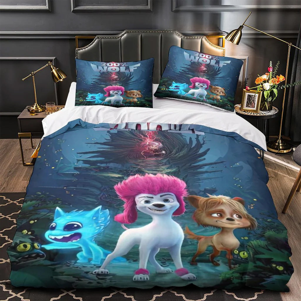 2025 NEW 200% Wolf Bedding Set Quilt Duvet Covers Bedding Sets