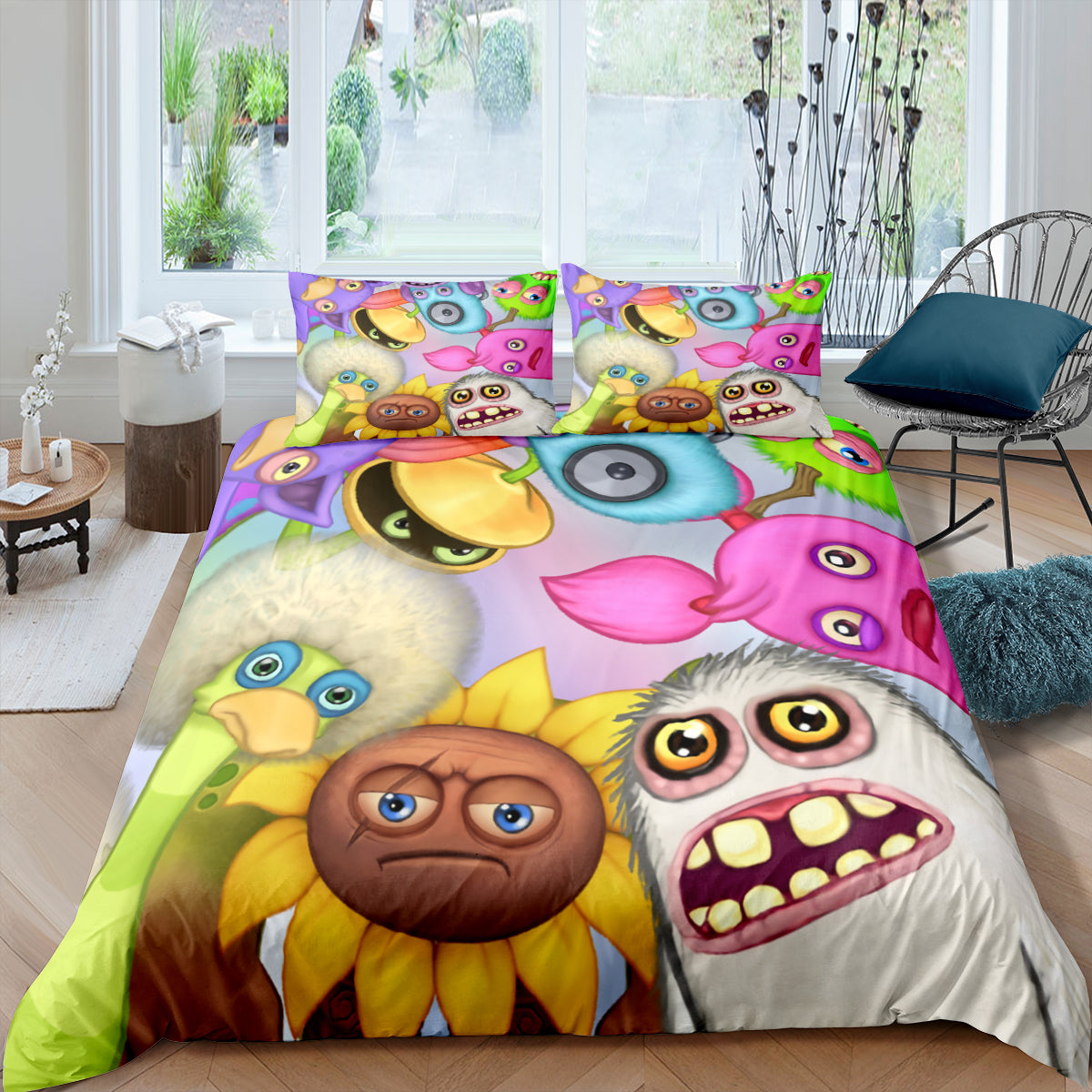 My Singing Monsters #5 3D Printed Duvet Cover Quilt Cover Pillowcase Bedding Set Bed Linen Home Decor