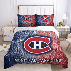 Montreal Canadiens Hockey League Duvet Cover Quilt Case Pillowcase