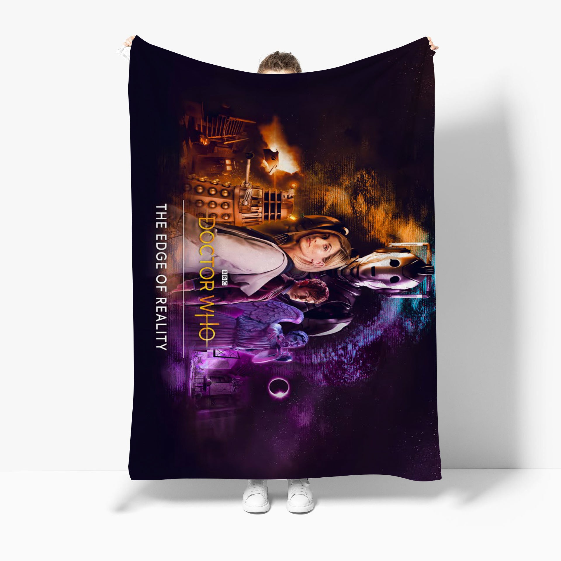 Doctor Who  3D Printed Plush Blanket Flannel Fleece Throw