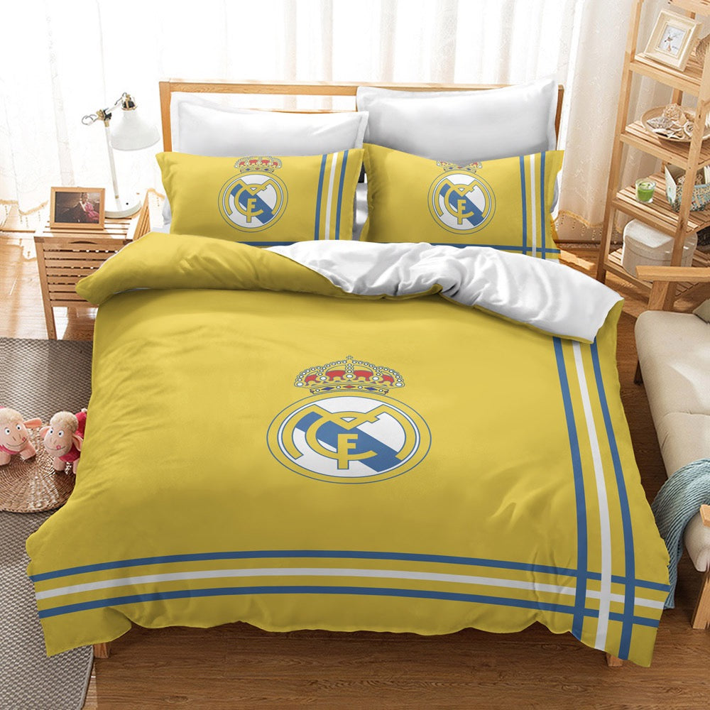 2025 NEW Real Madrid Football Club Bedding Set Quilt Duvet Covers Bedding Sets Without Filler