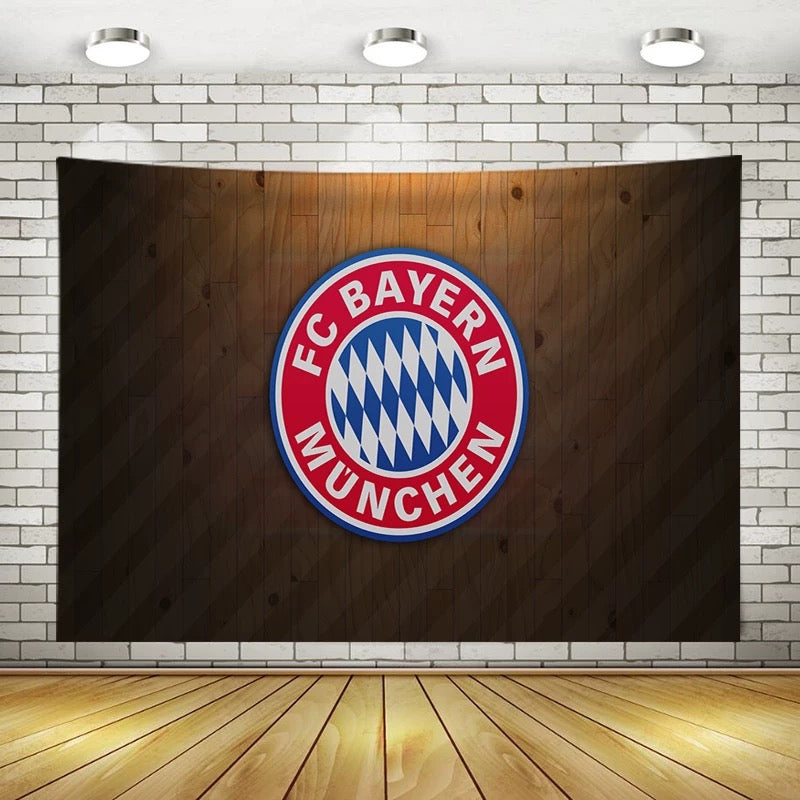 2025 New Bayern Munich Football Club Wall Decor Hanging Tapestry Home Bedroom Living Room Decoration Wall Decor
