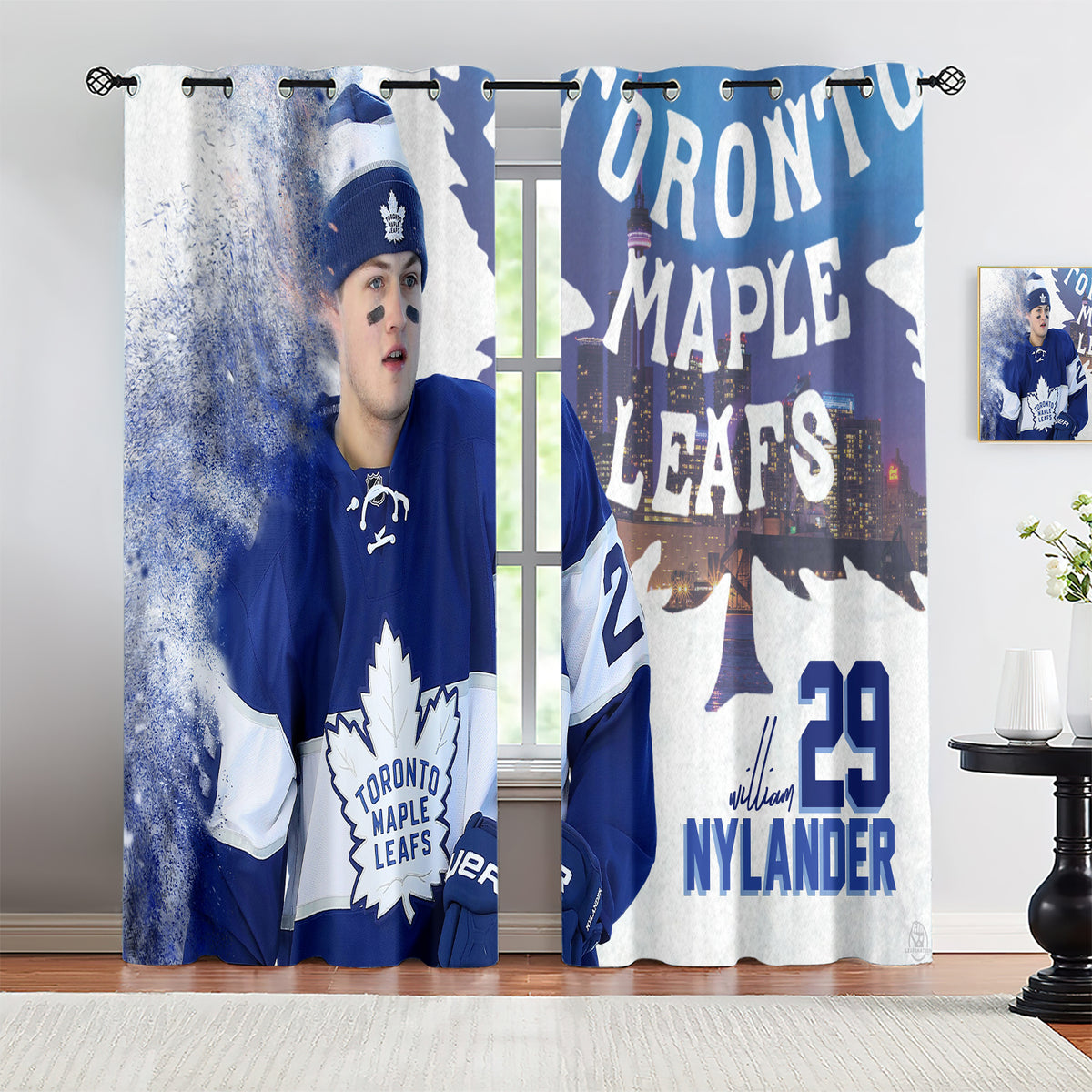 William Nylander Blackout Curtains Drapes for Window Treatment Set