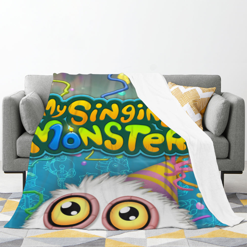 My Singing Monsters 3D Printed Plush Blanket Flannel Fleece Throw