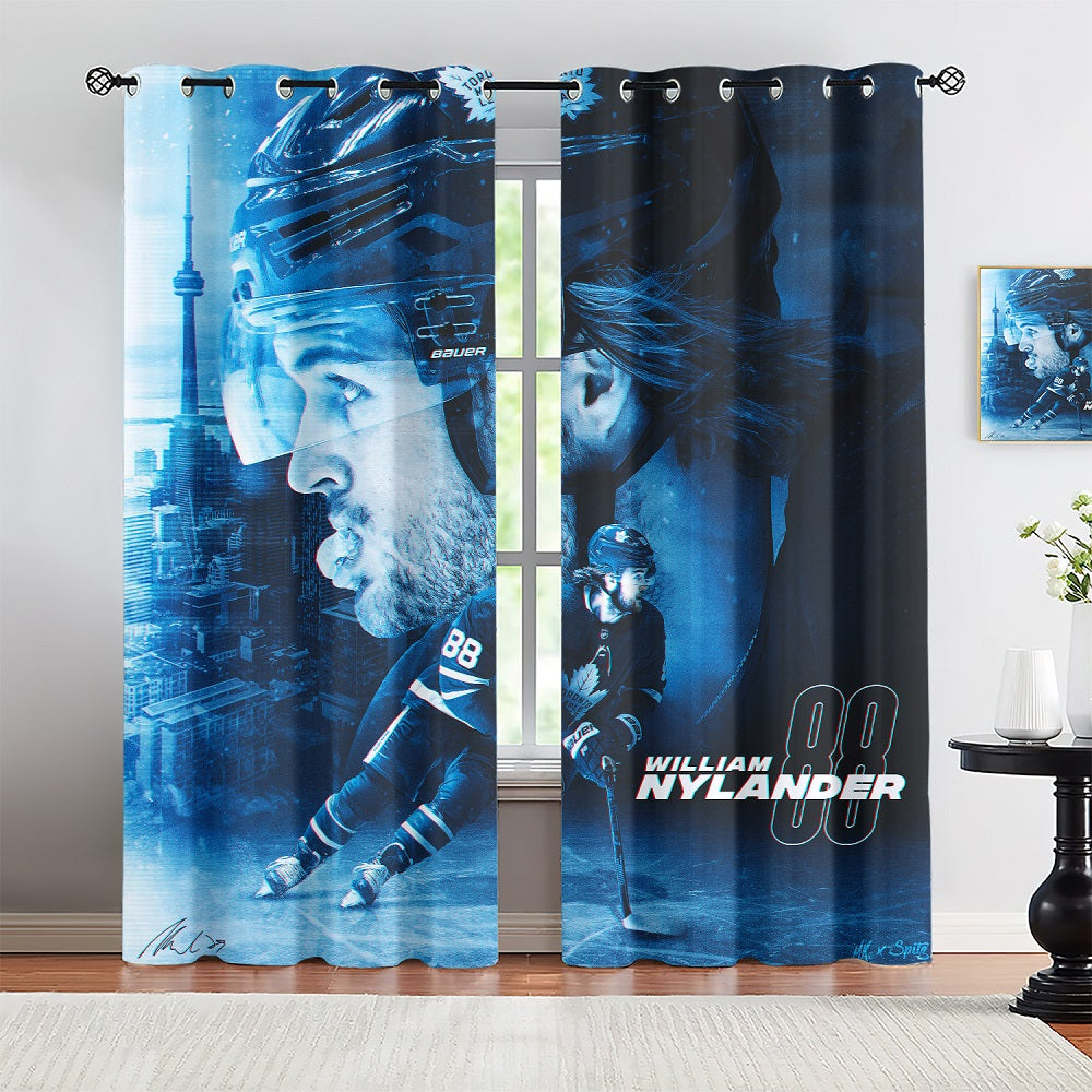 Auston Matthews Blackout Curtains Drapes for Window Treatment Set
