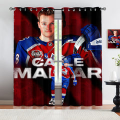 Cale Makar Blackout Curtains Drapes for Window Treatment Set