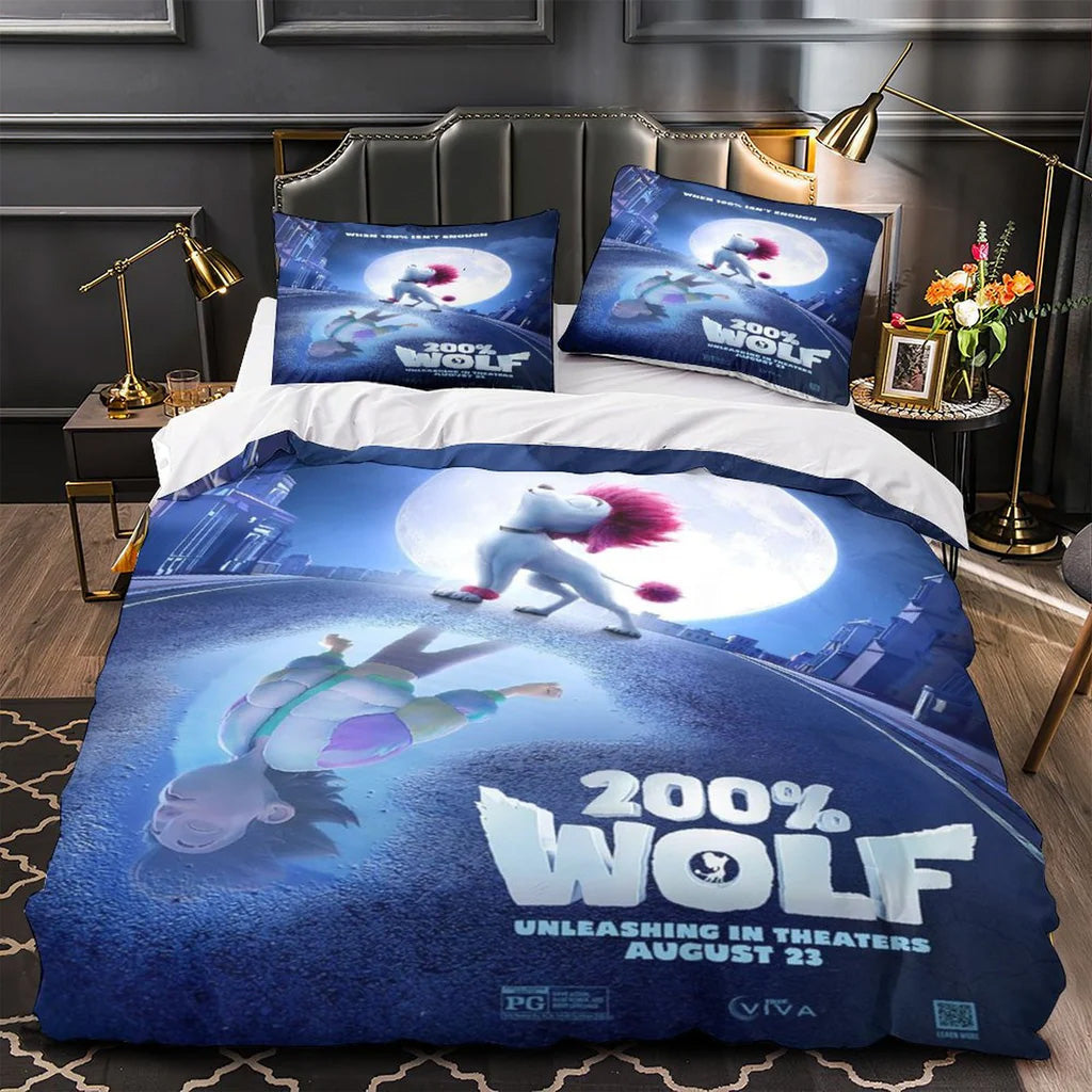 2025 NEW 200% Wolf Bedding Set Quilt Duvet Covers Bedding Sets