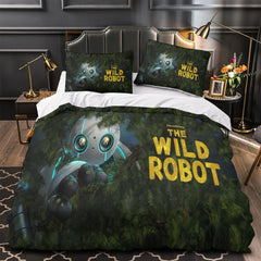 2025 NEW The Wild Robot Bedding Set Quilt Duvet Covers Bedding Sets