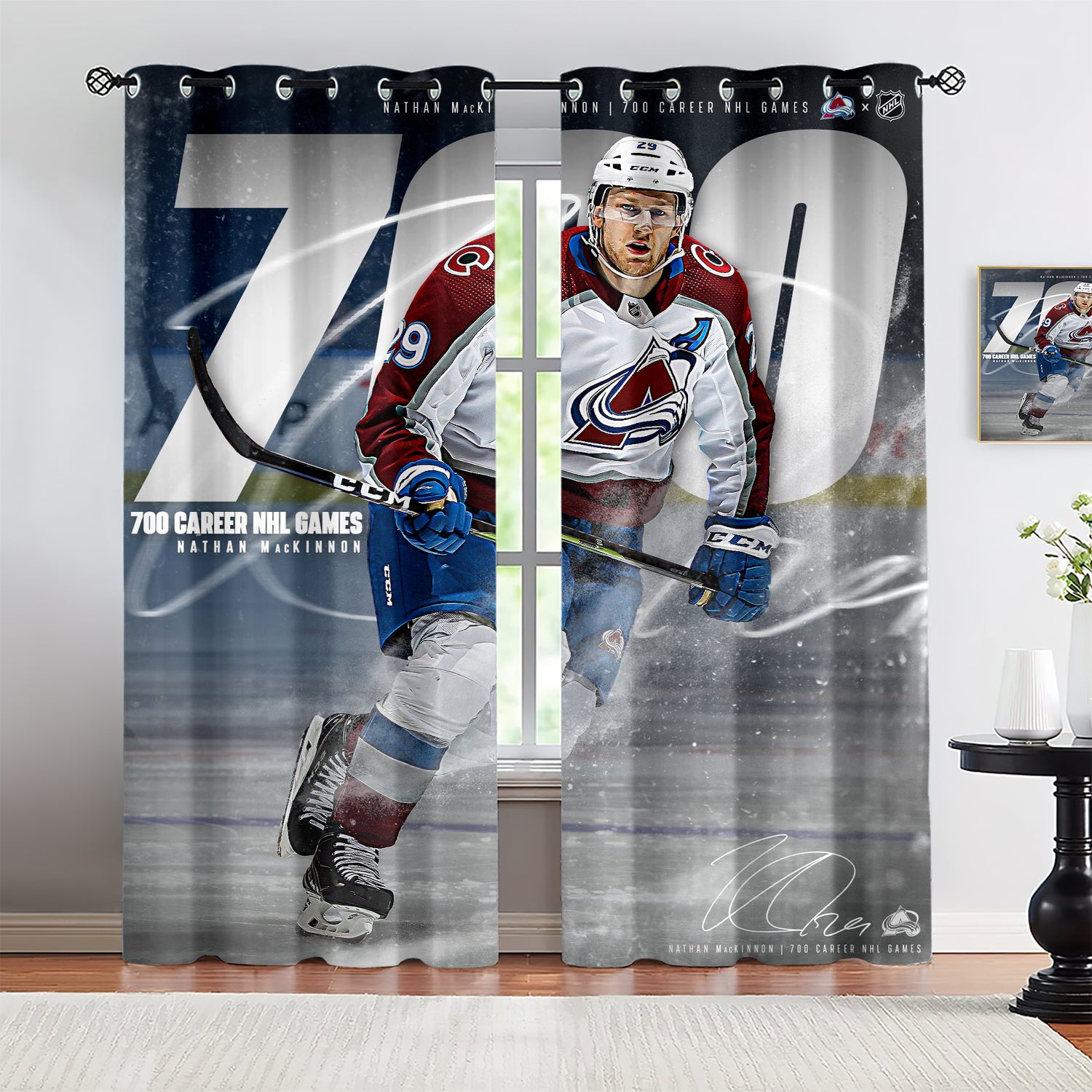 Nathan Mackinnon Blackout Curtains Drapes for Window Treatment Set