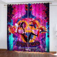 Spider Man Across the Spider Verse  Blackout Curtain for Living Room Bedroom Window Treatment