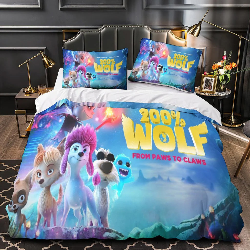 2025 NEW 200% Wolf Bedding Set Quilt Duvet Covers Bedding Sets