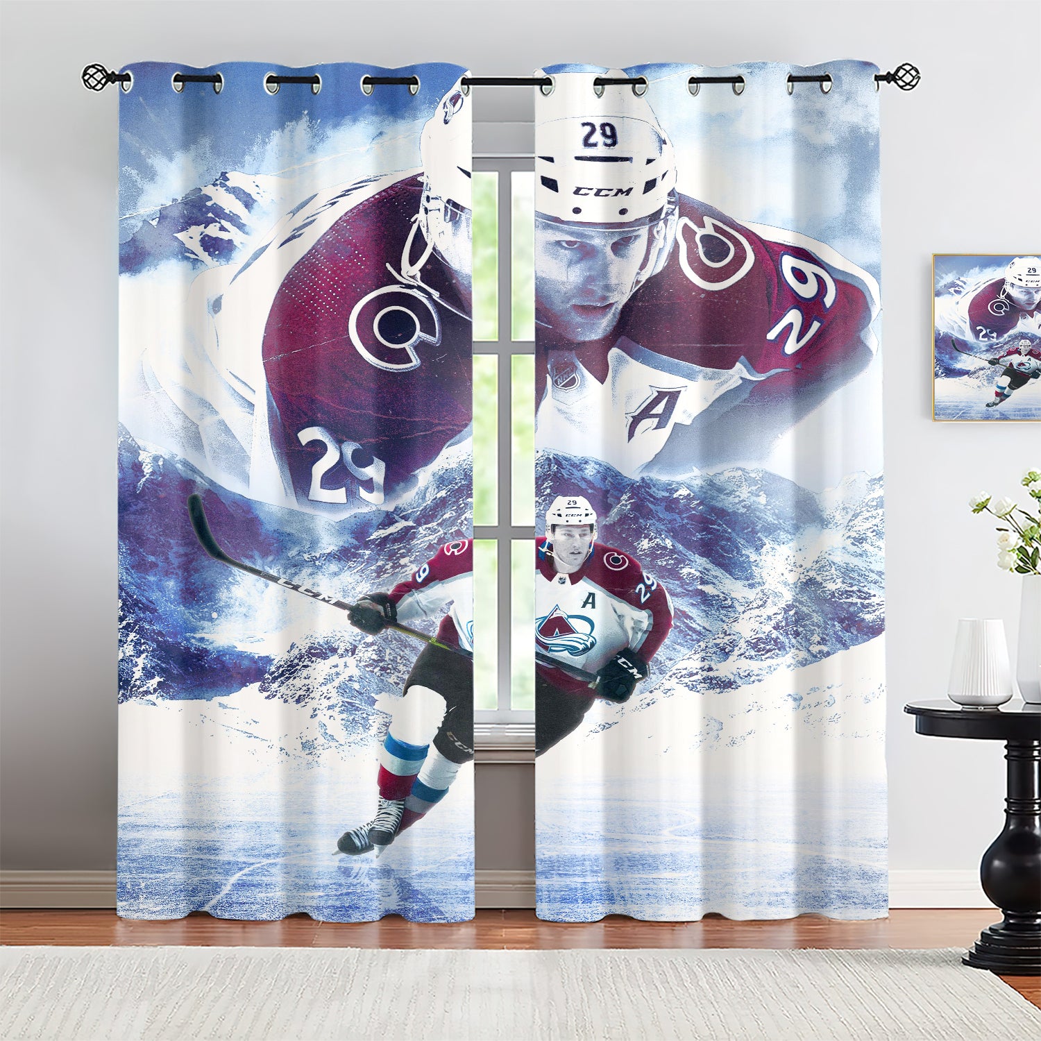 Nathan Mackinnon Blackout Curtains Drapes for Window Treatment Set