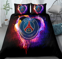 2025 NEW  Paris Saint Germain Football Club Bedding Set Quilt Duvet Covers Bedding Sets Without Filler