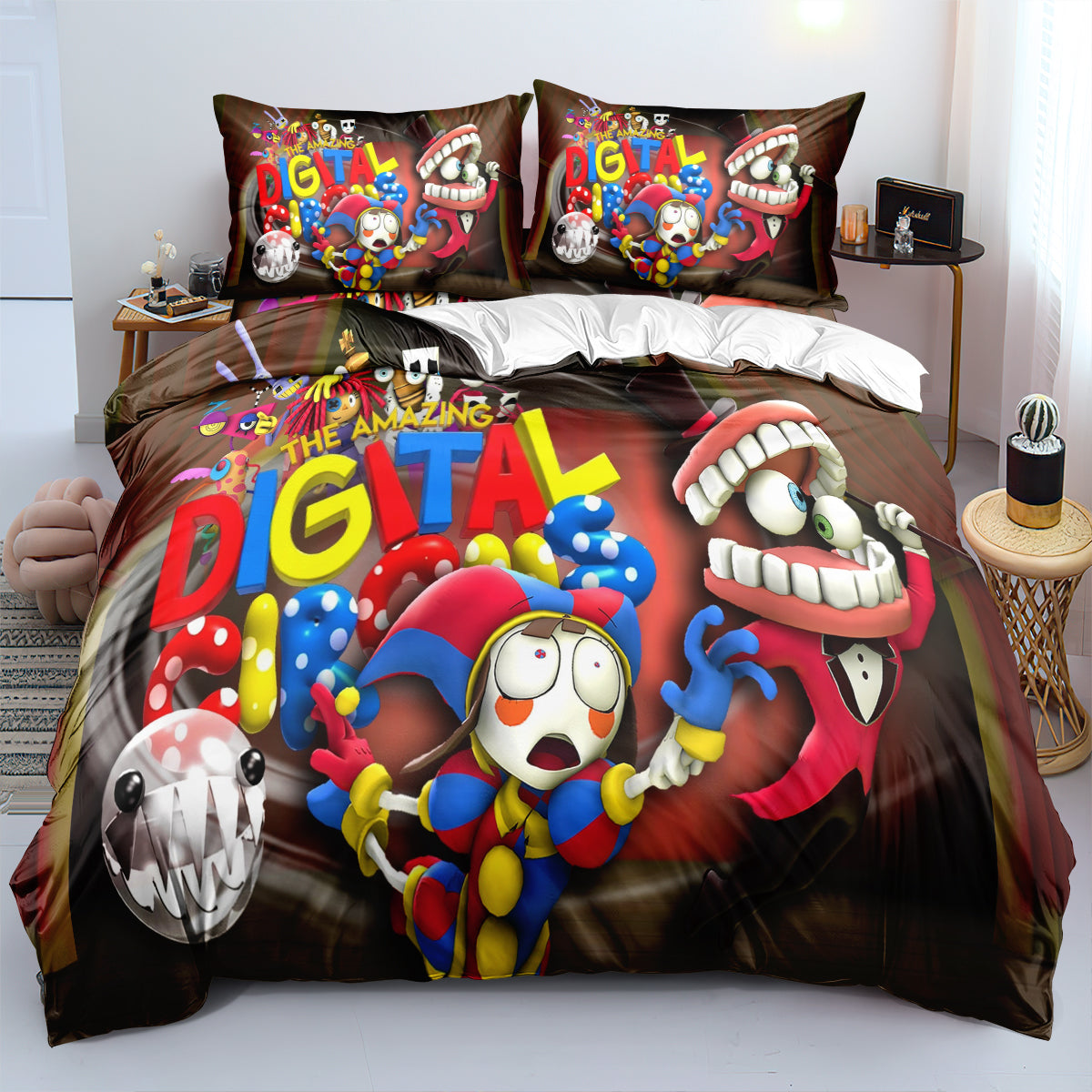 The Amazing Digital Circus #13 3D Printed Duvet Cover Quilt Cover Pillowcase Bedding Set Bed Linen Home Decor