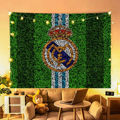 2025 New Real Madrid Football Club  Wall Decor Hanging Tapestry Home Bedroom Living Room Decoration Wall Decor