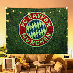 2025 New Bayern Munich Football Club Wall Decor Hanging Tapestry Home Bedroom Living Room Decoration Wall Decor