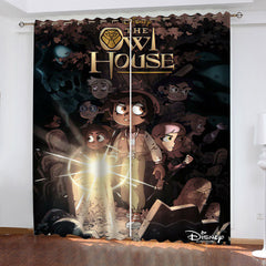 The Owl House Blackout Curtain for Living Room Bedroom Window Treatment