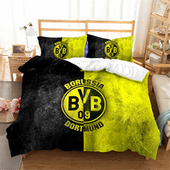 2025 NEW Borussia Dortmund Football Club Bedding Set Quilt Duvet Covers Bedding Sets Without Filler