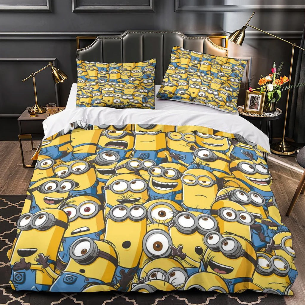 2025 NEW Despicable Me 4 Bedding Set Quilt Duvet Covers Bedding Sets