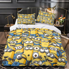 2025 NEW Despicable Me 4 Bedding Set Quilt Duvet Covers Bedding Sets