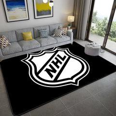Hockey League Logo Carpet Living Room Bedroom Mats Kitchen Bathroom Rugs