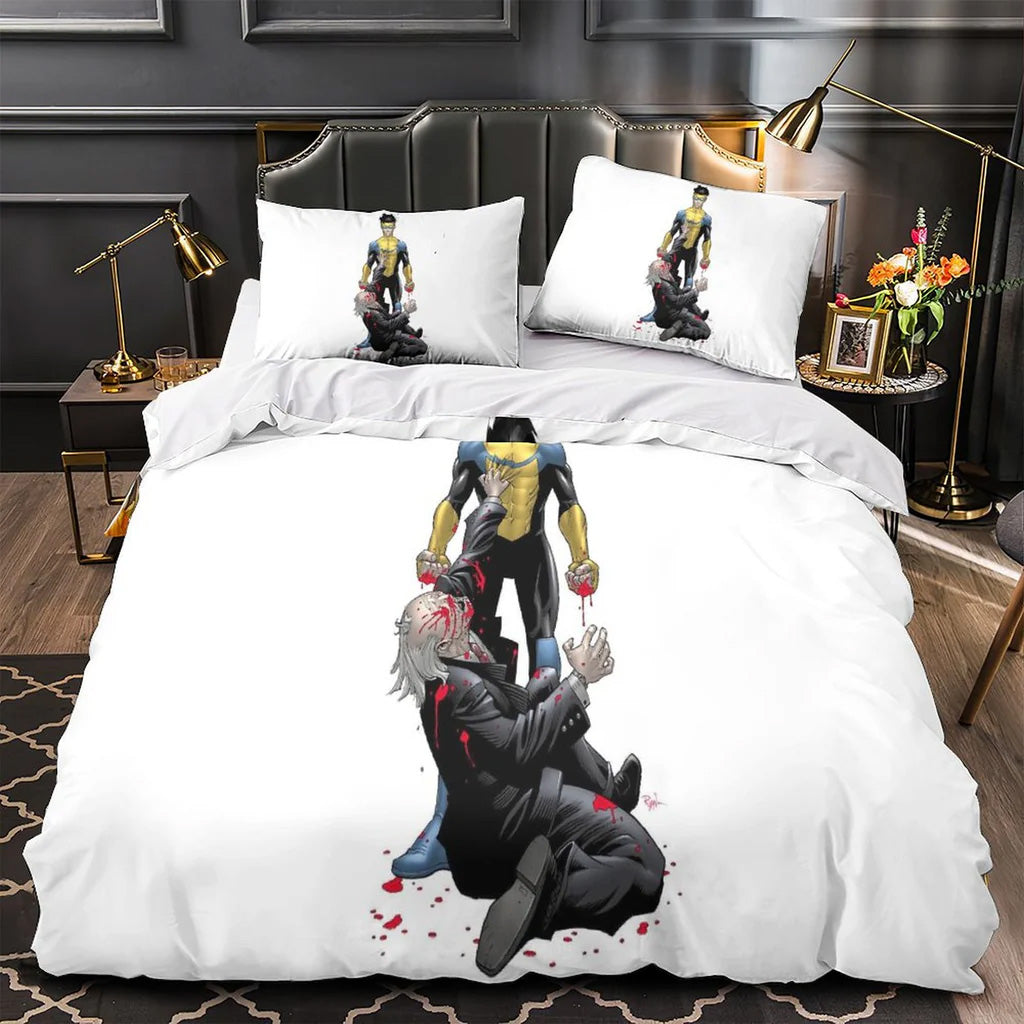 2025 NEW Invincible Superhero Bedding Set Quilt Duvet Covers Bedding Sets