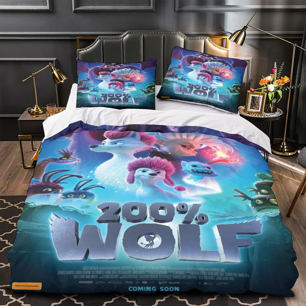 2025 NEW 200% Wolf Bedding Set Quilt Duvet Covers Bedding Sets