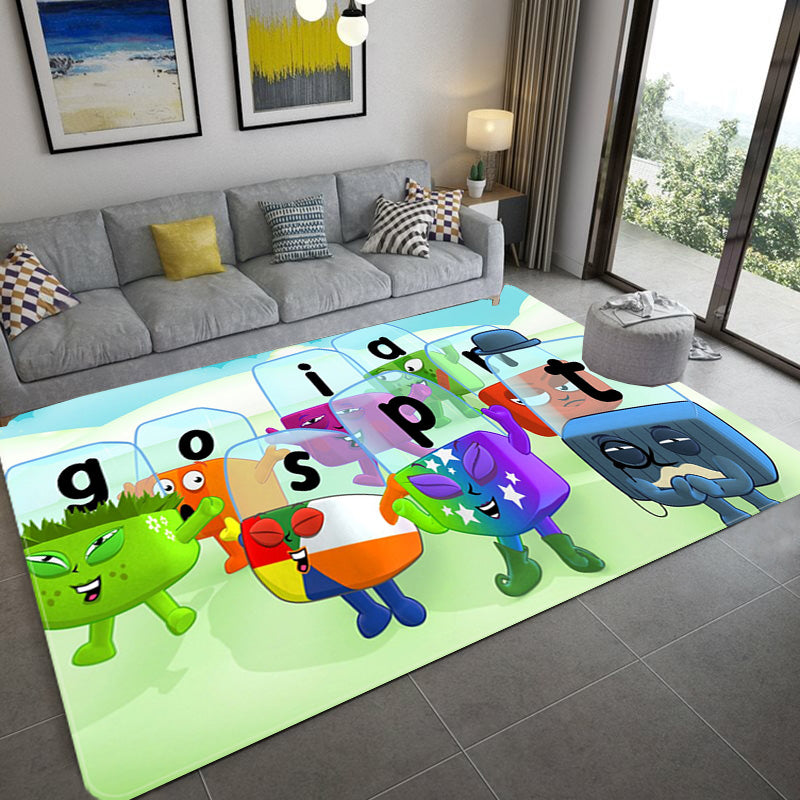 Alphablocks‌ Cosplay Carpet Living Room Bedroom Sofa Rug Door Mats