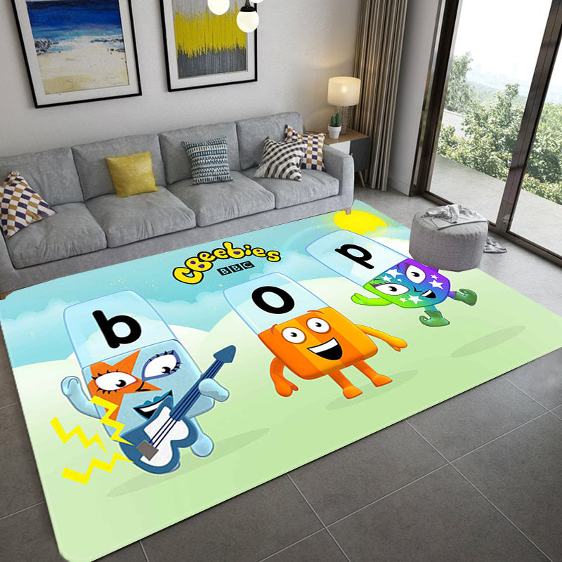 Alphablocks‌ Cosplay Carpet Living Room Bedroom Sofa Rug Door Mats
