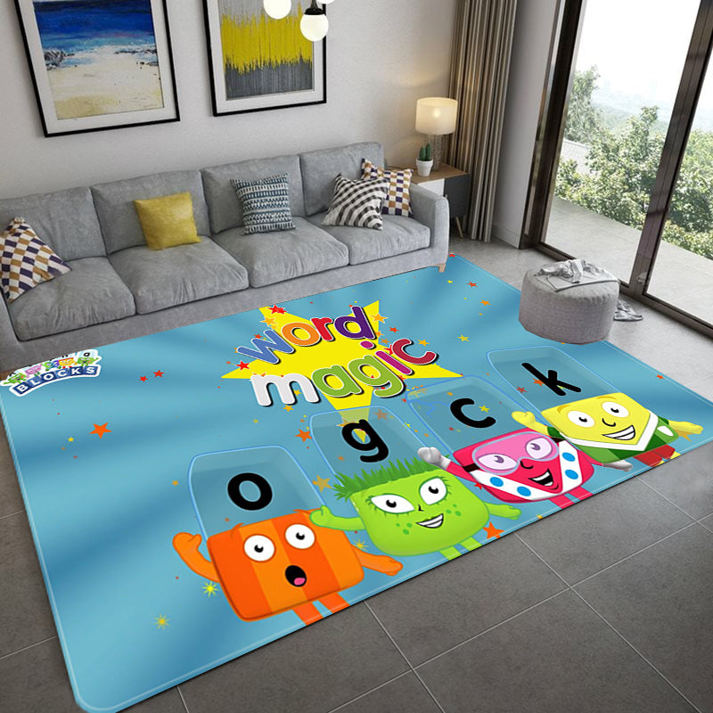 Alphablocks‌ Cosplay Carpet Living Room Bedroom Sofa Rug Door Mats