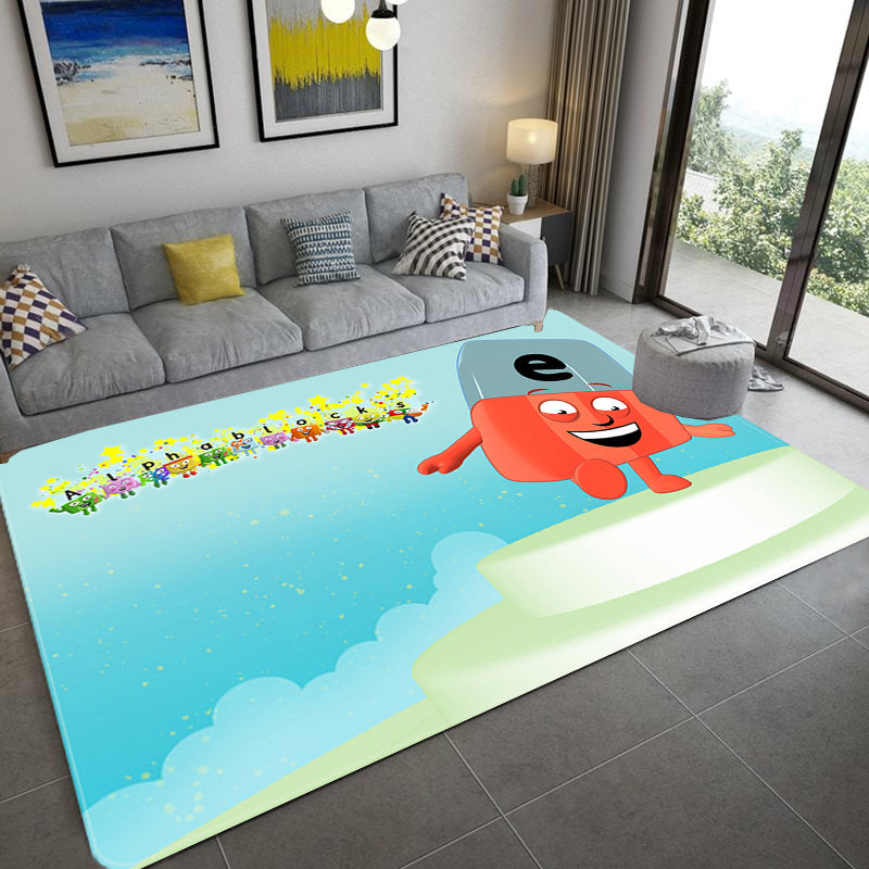 Alphablocks‌ Cosplay Carpet Living Room Bedroom Sofa Rug Door Mats