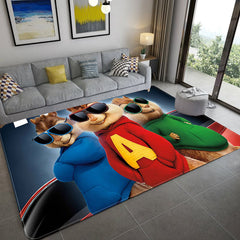 Alvin and the Chipmunks Cosplay Carpet Living Room Bedroom Sofa Rug Door Mats