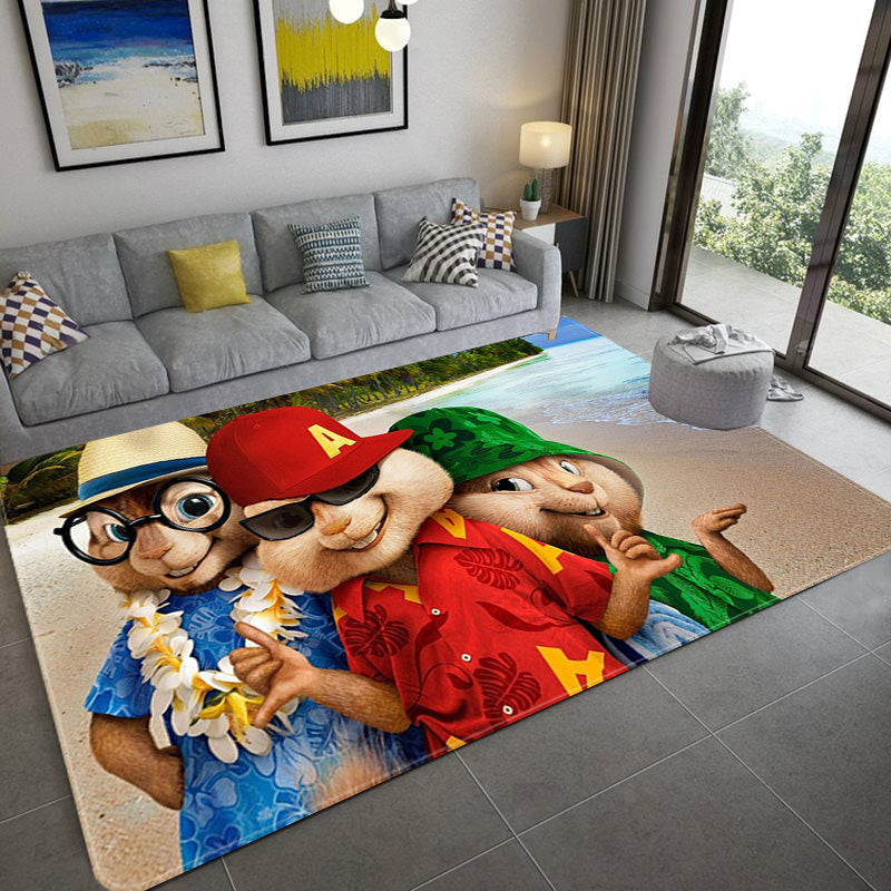 Alvin and the Chipmunks Cosplay Carpet Living Room Bedroom Sofa Rug Door Mats