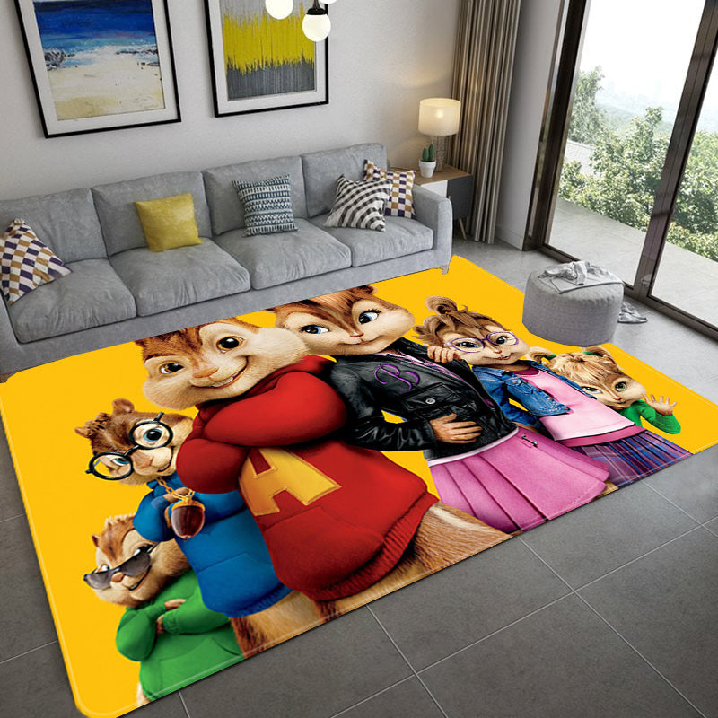 Alvin and the Chipmunks Cosplay Carpet Living Room Bedroom Sofa Rug Door Mats