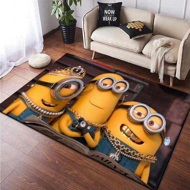 Minions Cosplay Carpet Living Room Bedroom Sofa Rug Door Mat