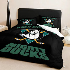 Anaheim Ducks Hockey League Comforter Pillowcase Sets Blanket All Season Reversible Quilted Duvet