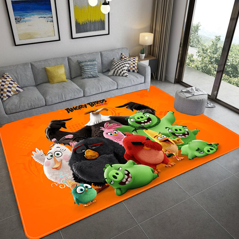 Angry Birds Cosplay Carpet Living Room Bedroom Sofa Rug Door Mats
