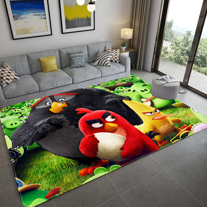 Angry Birds Cosplay Carpet Living Room Bedroom Sofa Rug Door Mats