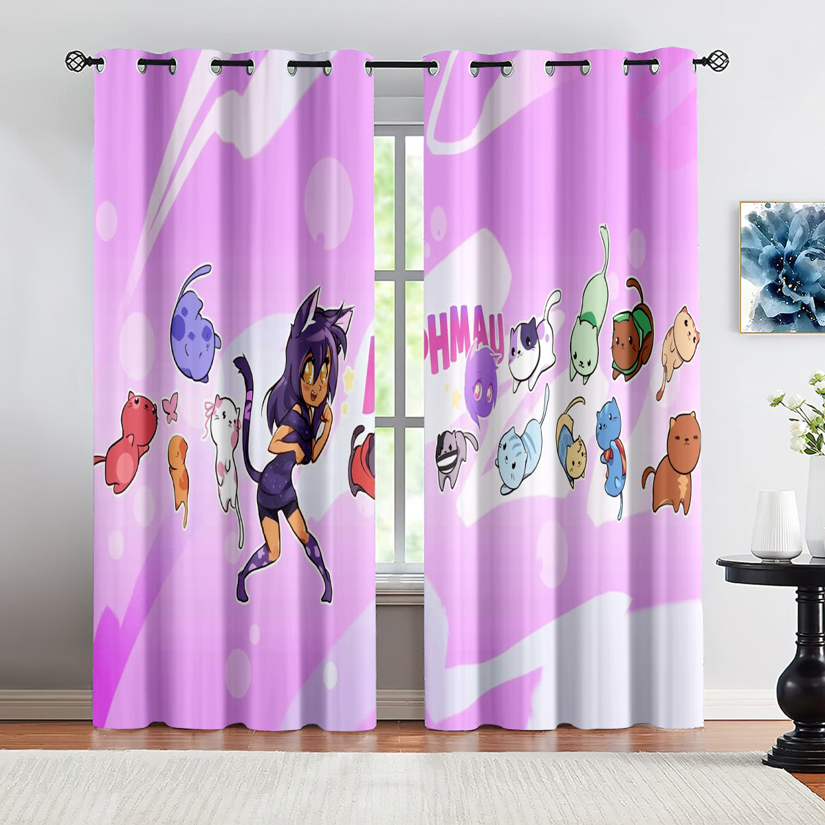 Aphmau  Blackout Curtains Drapes for Window Treatment Set