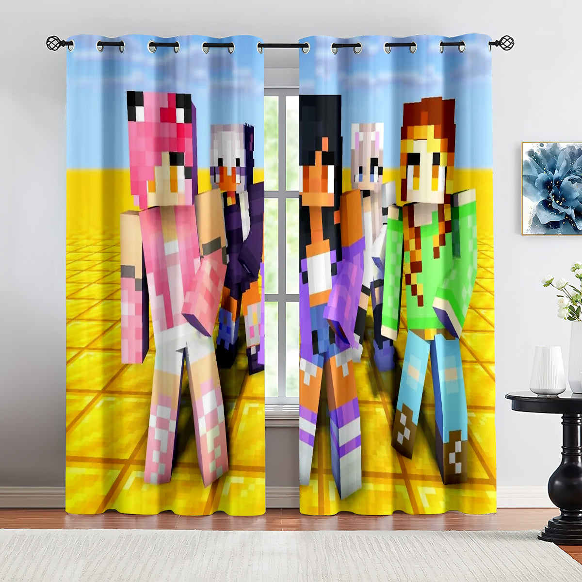 Aphmau  Blackout Curtains Drapes for Window Treatment Set