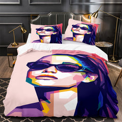 Ariana Grande Duvet Cover Quilt Case Pillowcase Bedding Set Without Filler