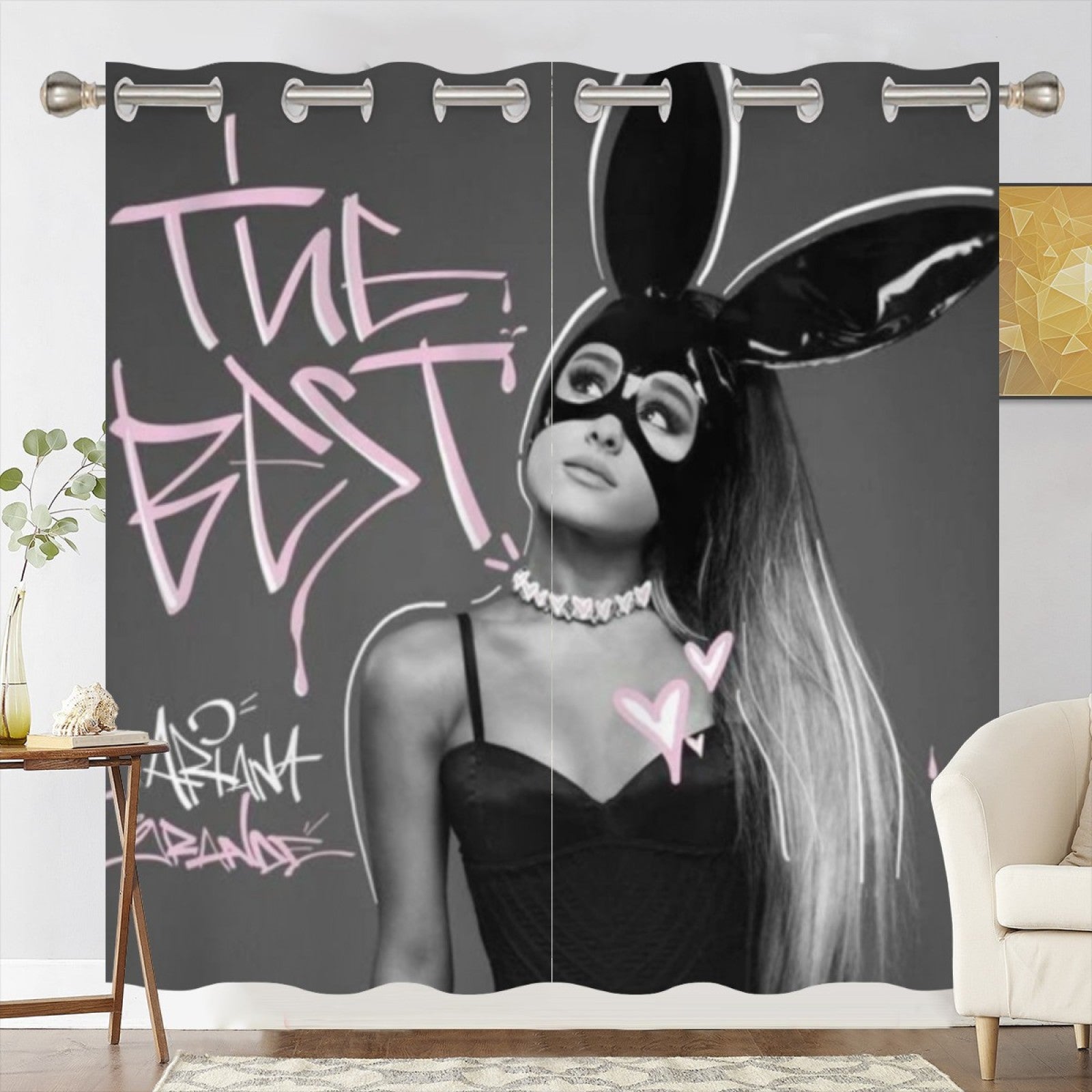Ariana Grande Blackout Curtains Drapes For Window Treatment Set