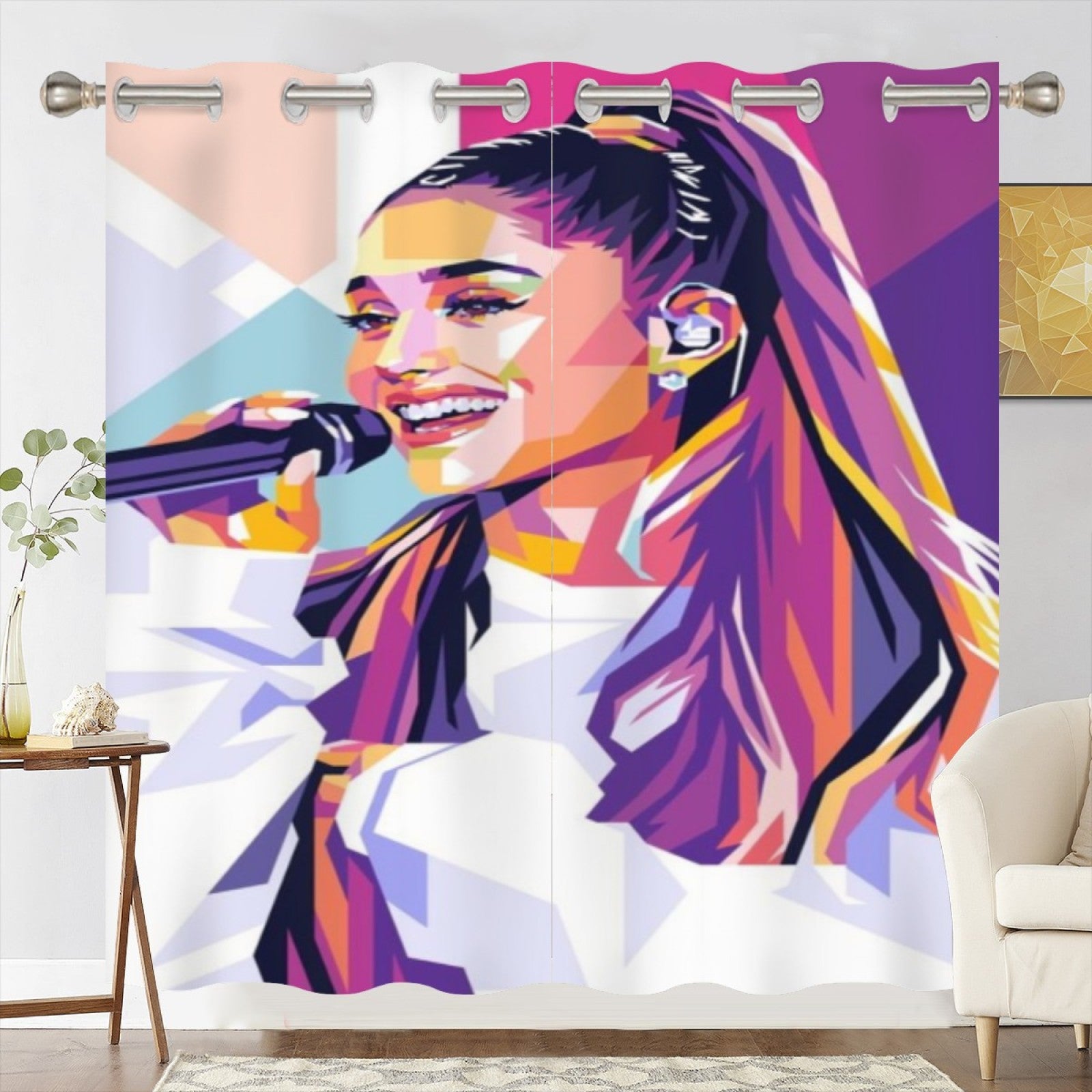 Ariana Grande Blackout Curtains Drapes For Window Treatment Set