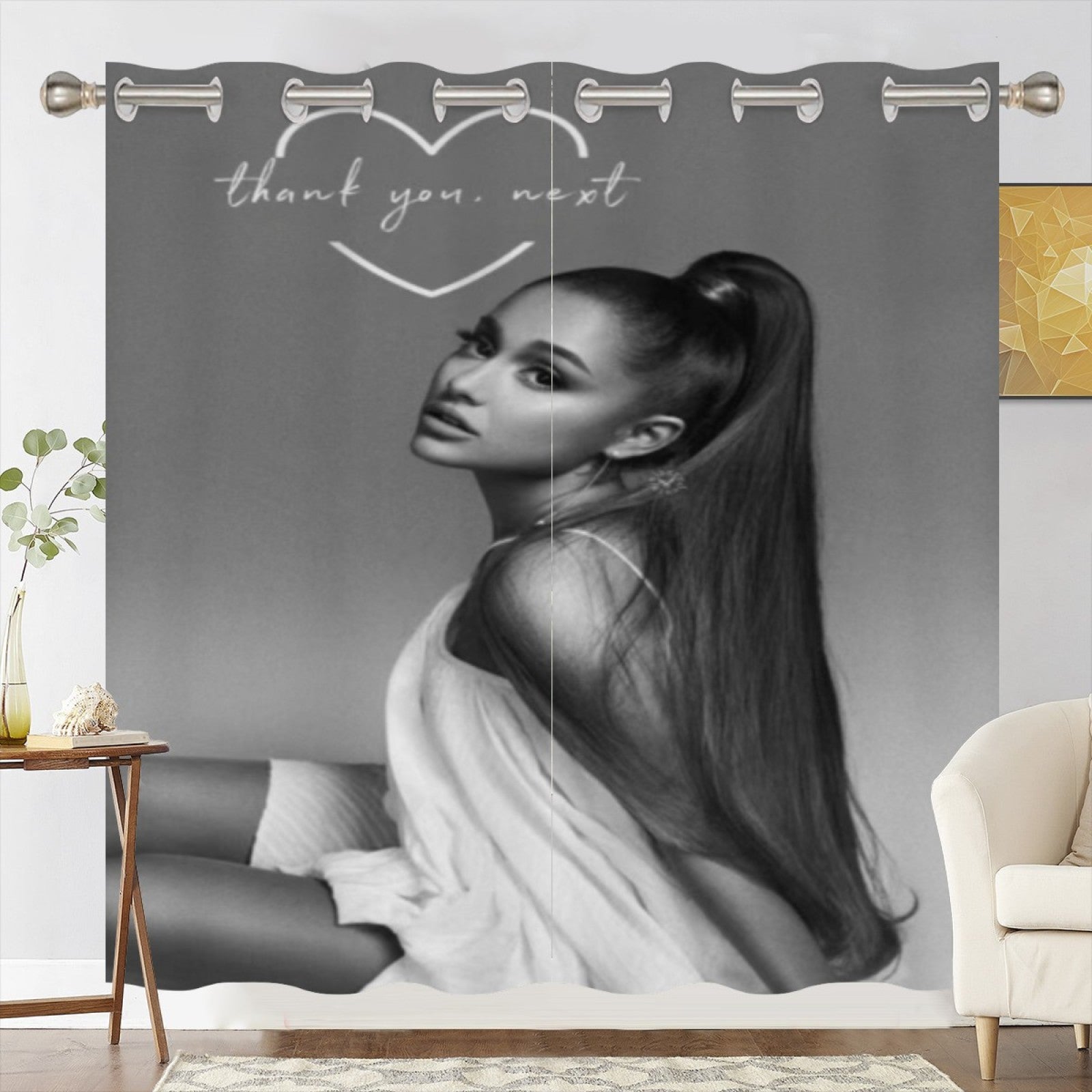 Ariana Grande Blackout Curtains Drapes For Window Treatment Set