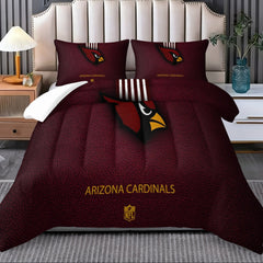 Arizona Cardinals Comforter Pillowcase Sets Blanket All Season Reversible Quilted Duvet