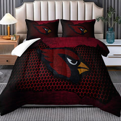 Arizona Cardinals Comforter Pillowcase Sets Blanket All Season Reversible Quilted Duvet
