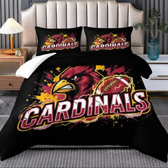 Arizona Cardinals Comforter Pillowcase Sets Blanket All Season Reversible Quilted Duvet